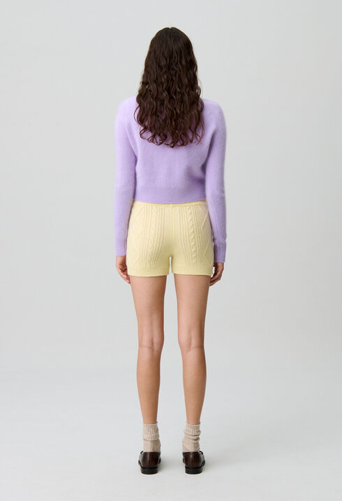Short Knit Cardigan