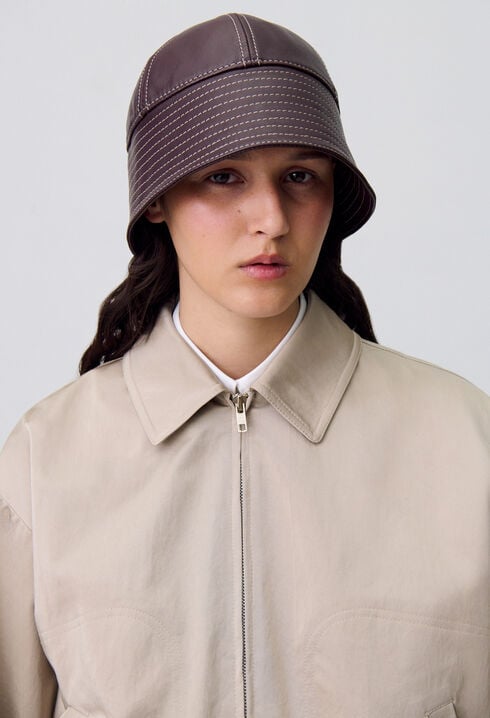 Blouson oversize zippé