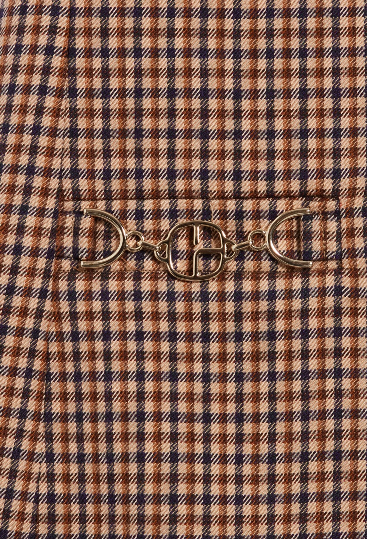 Camel print short dress