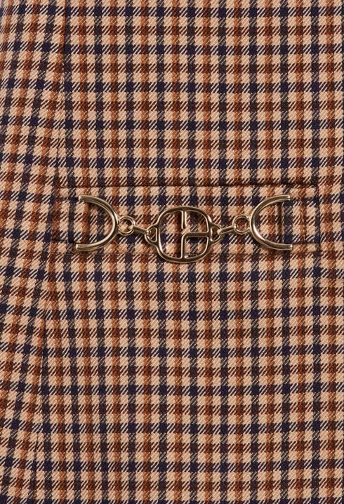 Camel print short dress