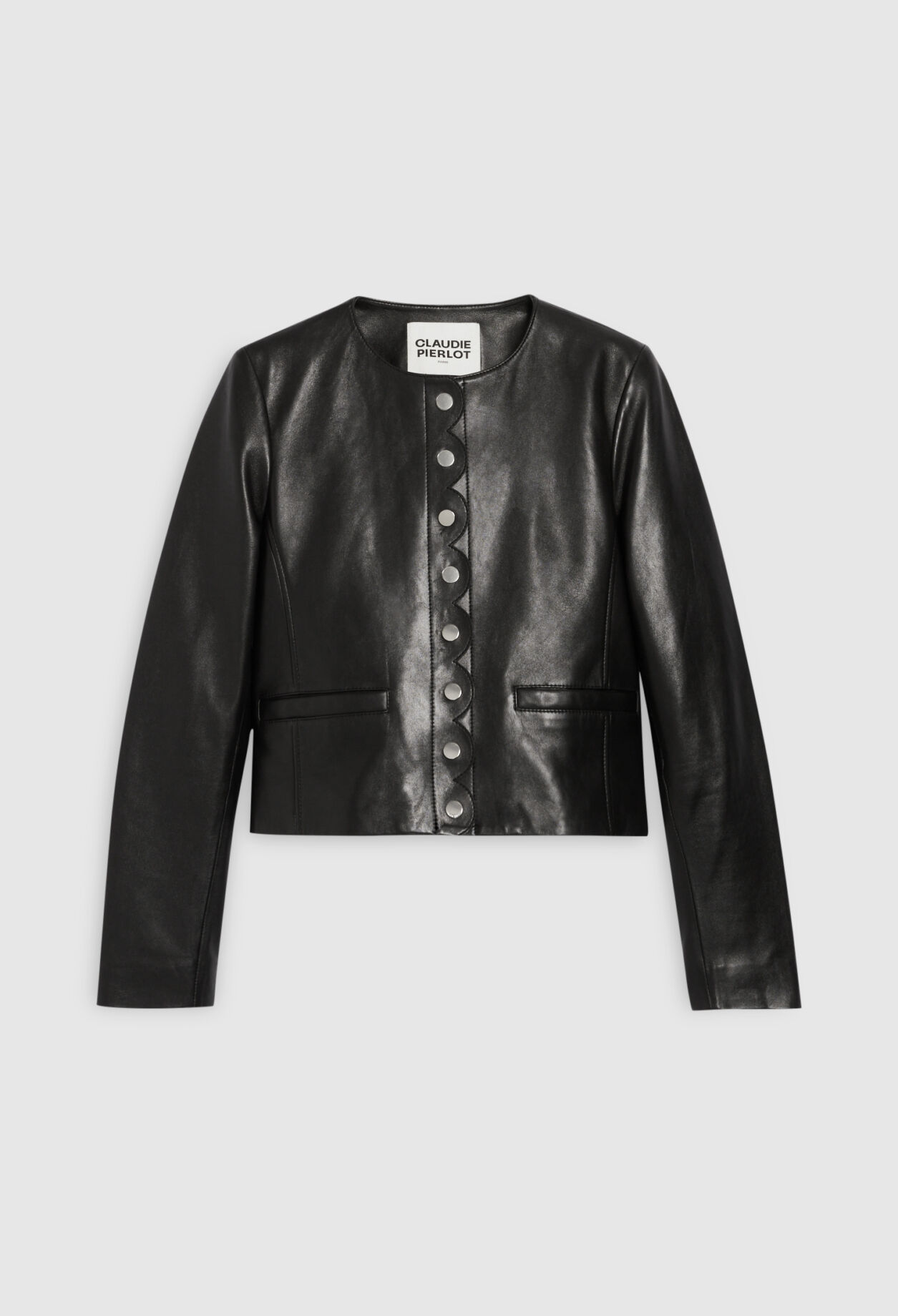 Smooth leather jacket