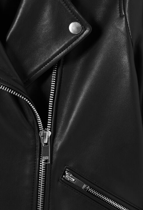 Smooth leather jacket 