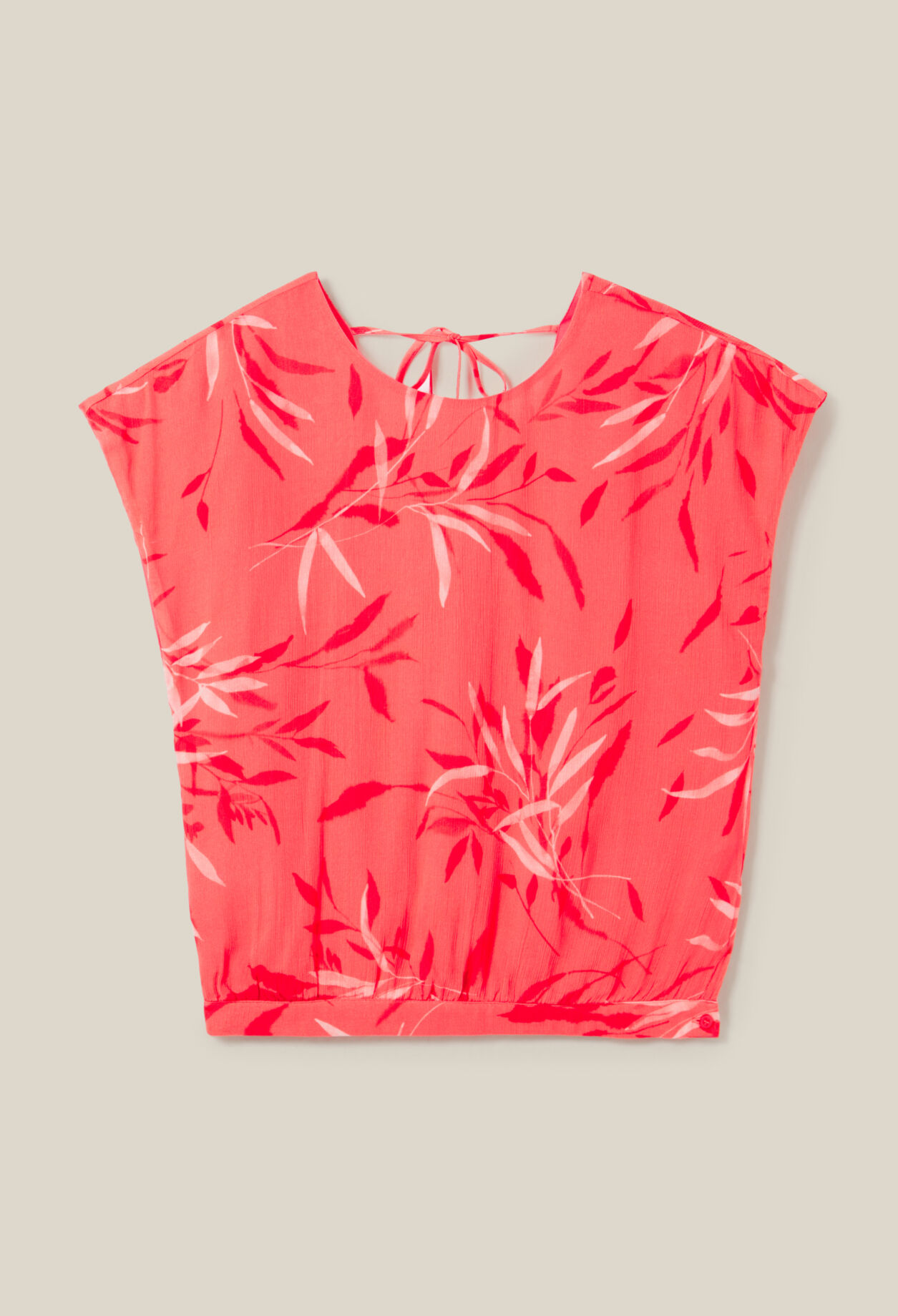 Floral halter top