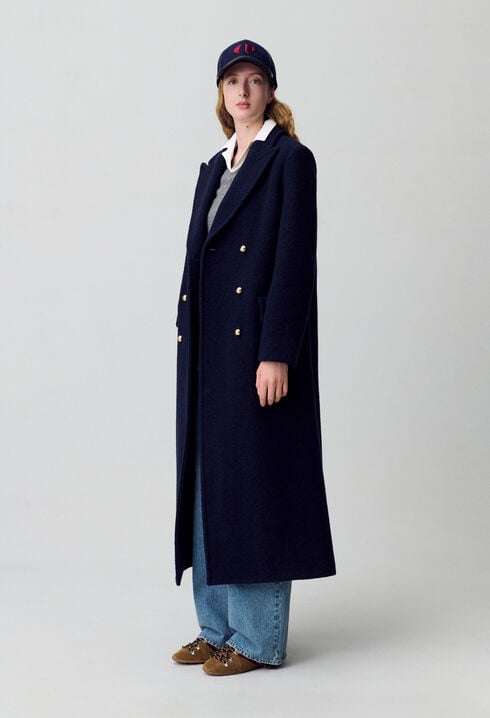 Manteau long droit