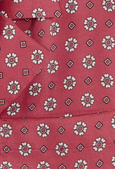 Chemise satinée imprimée