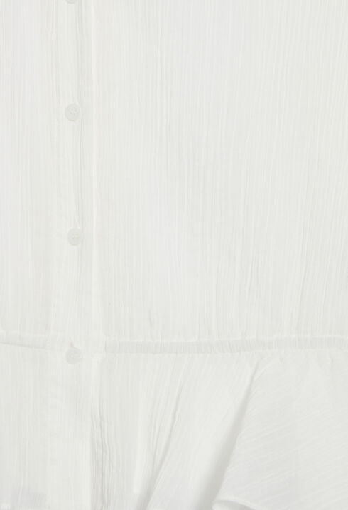 Chemise basque volantée écrue