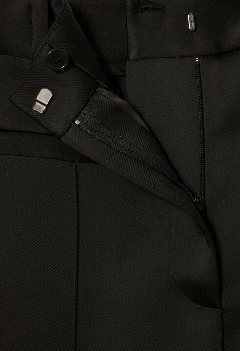 Satin tailored trousers