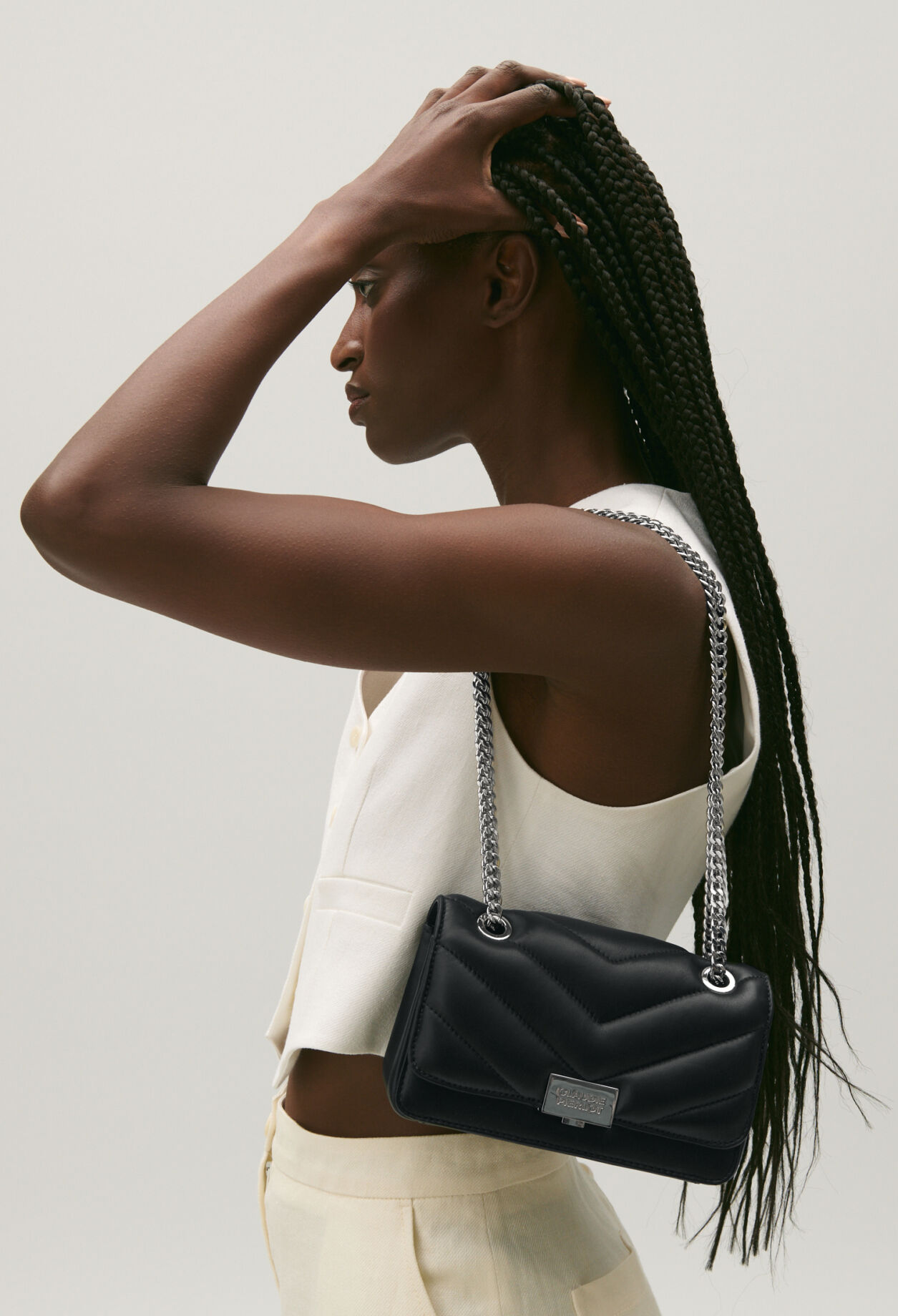 Sac Angelina cuir noir 