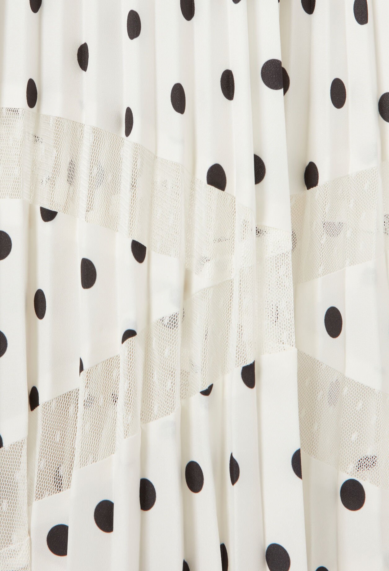 Jupe pliss&eacute;e &agrave; pois