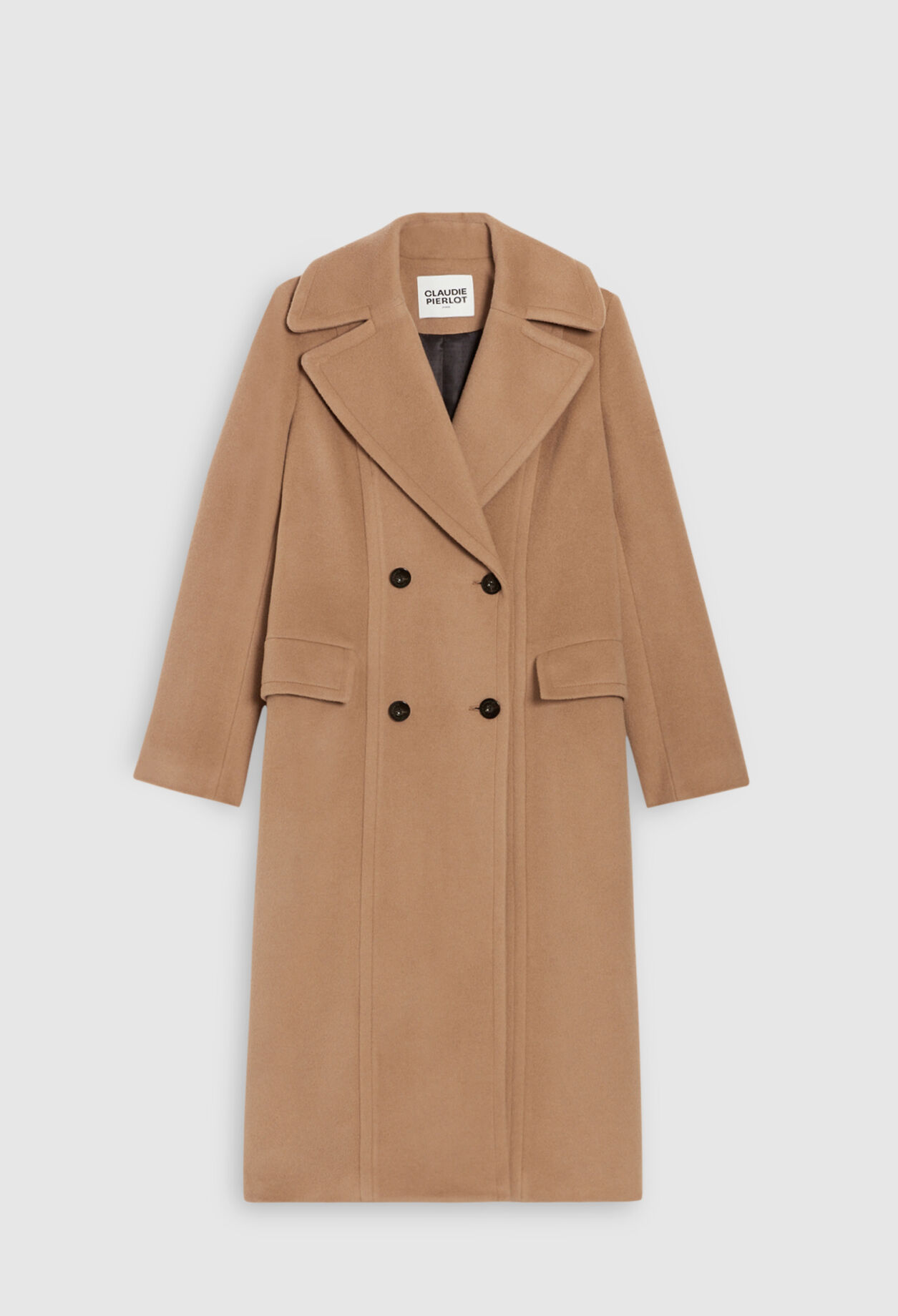 Manteau long croisé