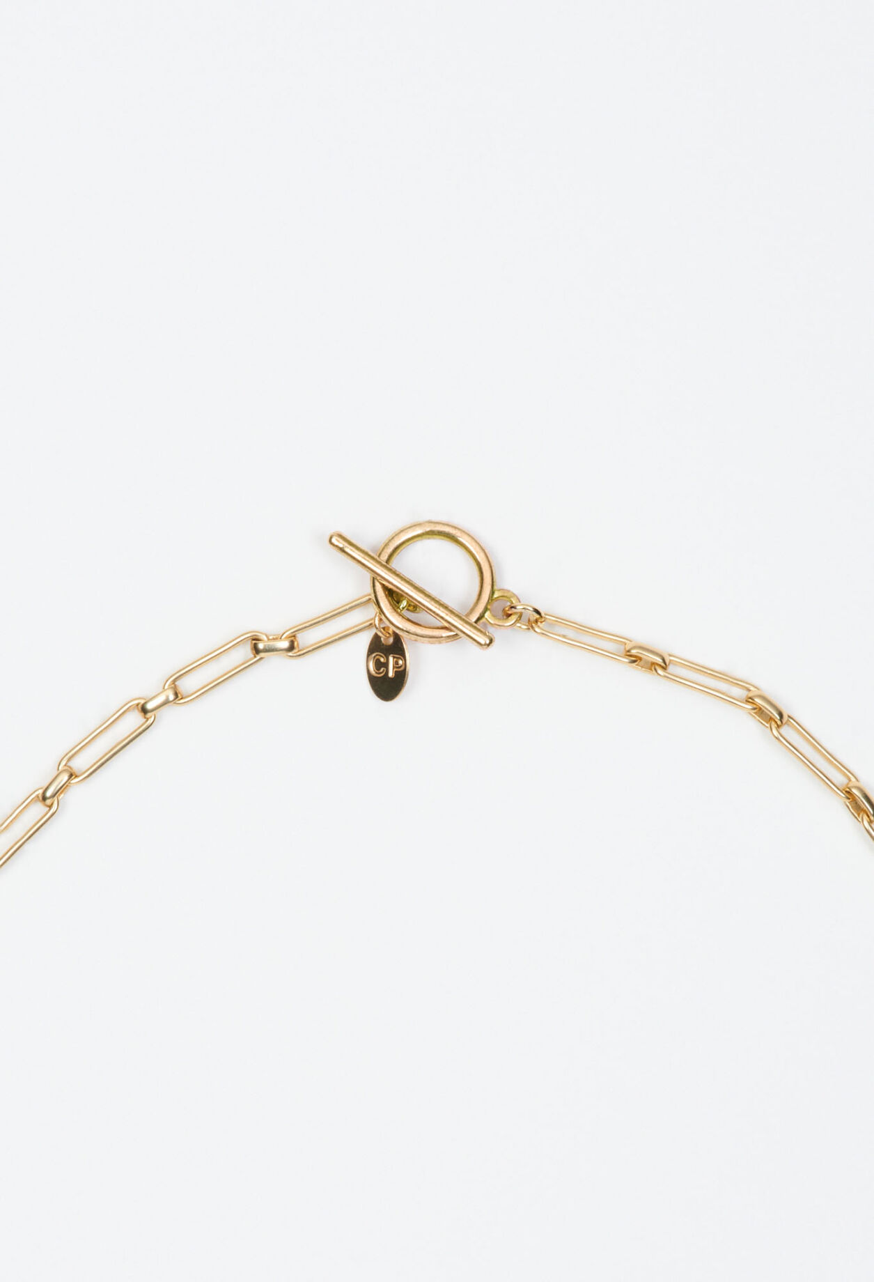 Collier doré à maillons