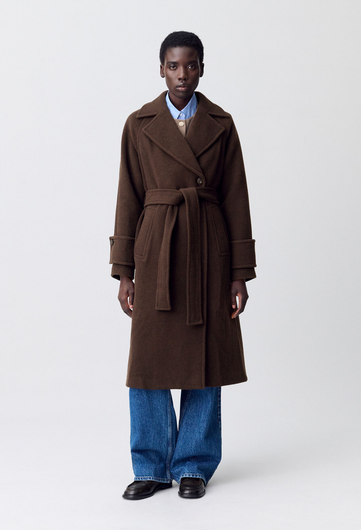 Belted Long Coat