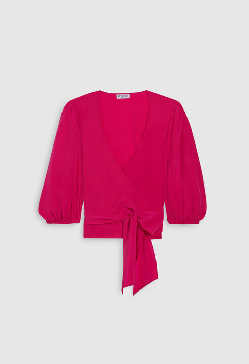 Fuchsia blouse