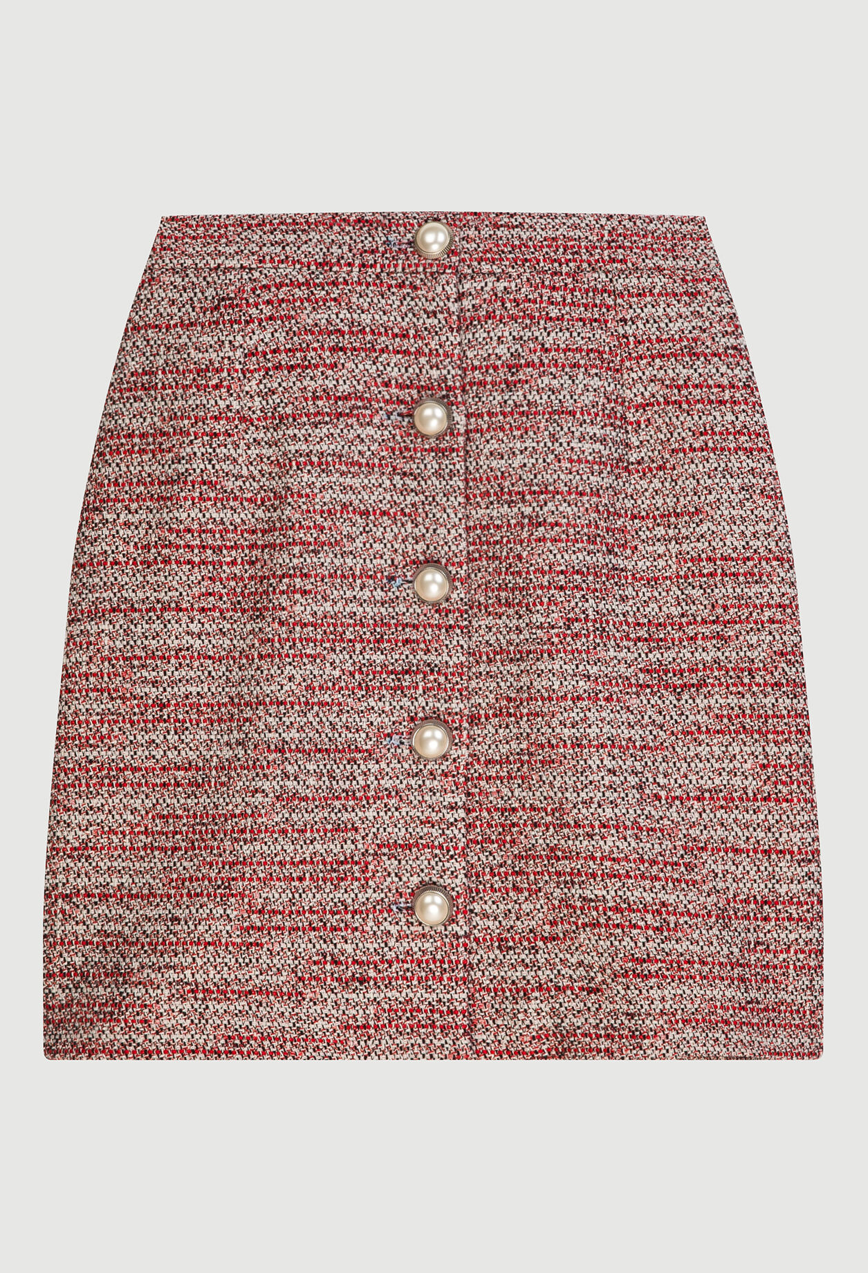 Jupe courte boutonnée