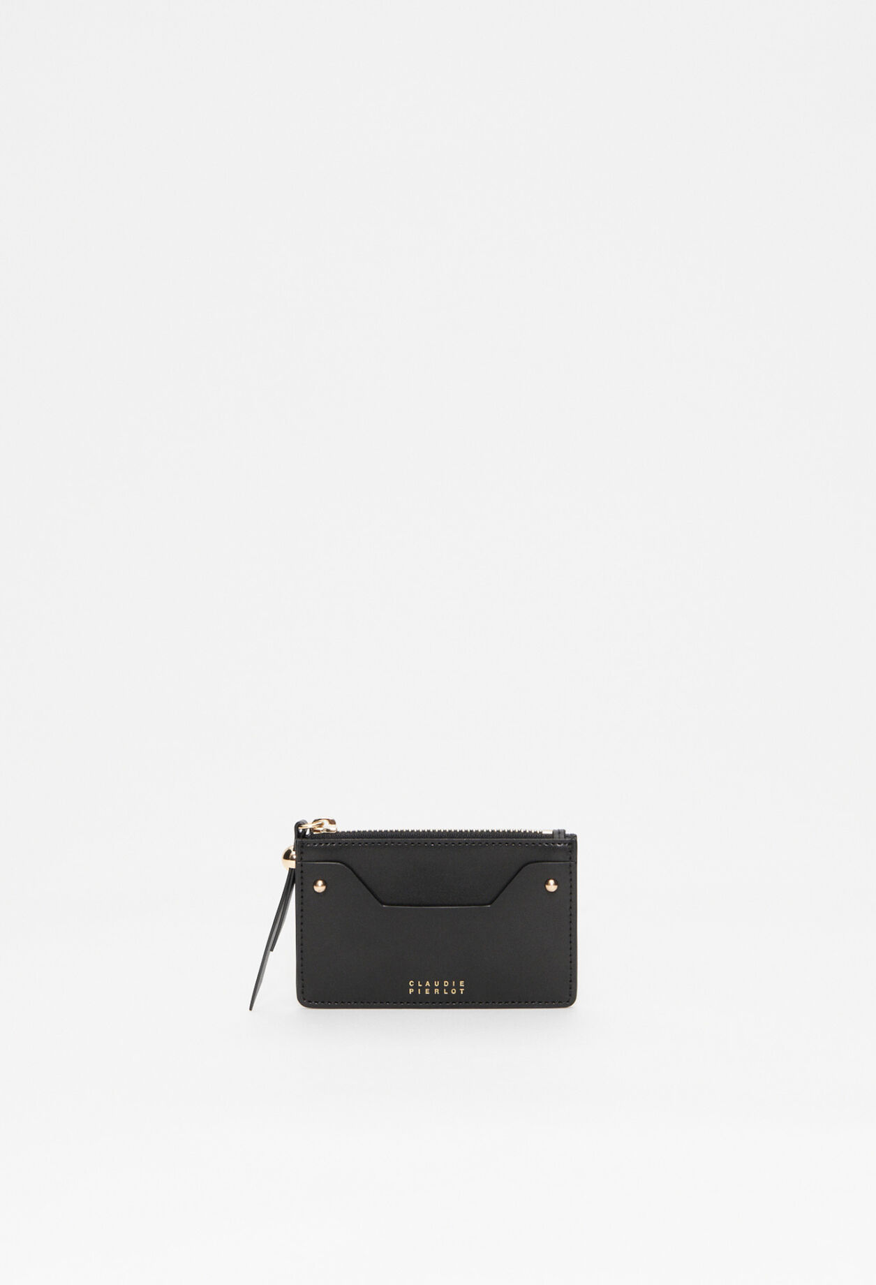 Eco-friendly leather zipped card holder