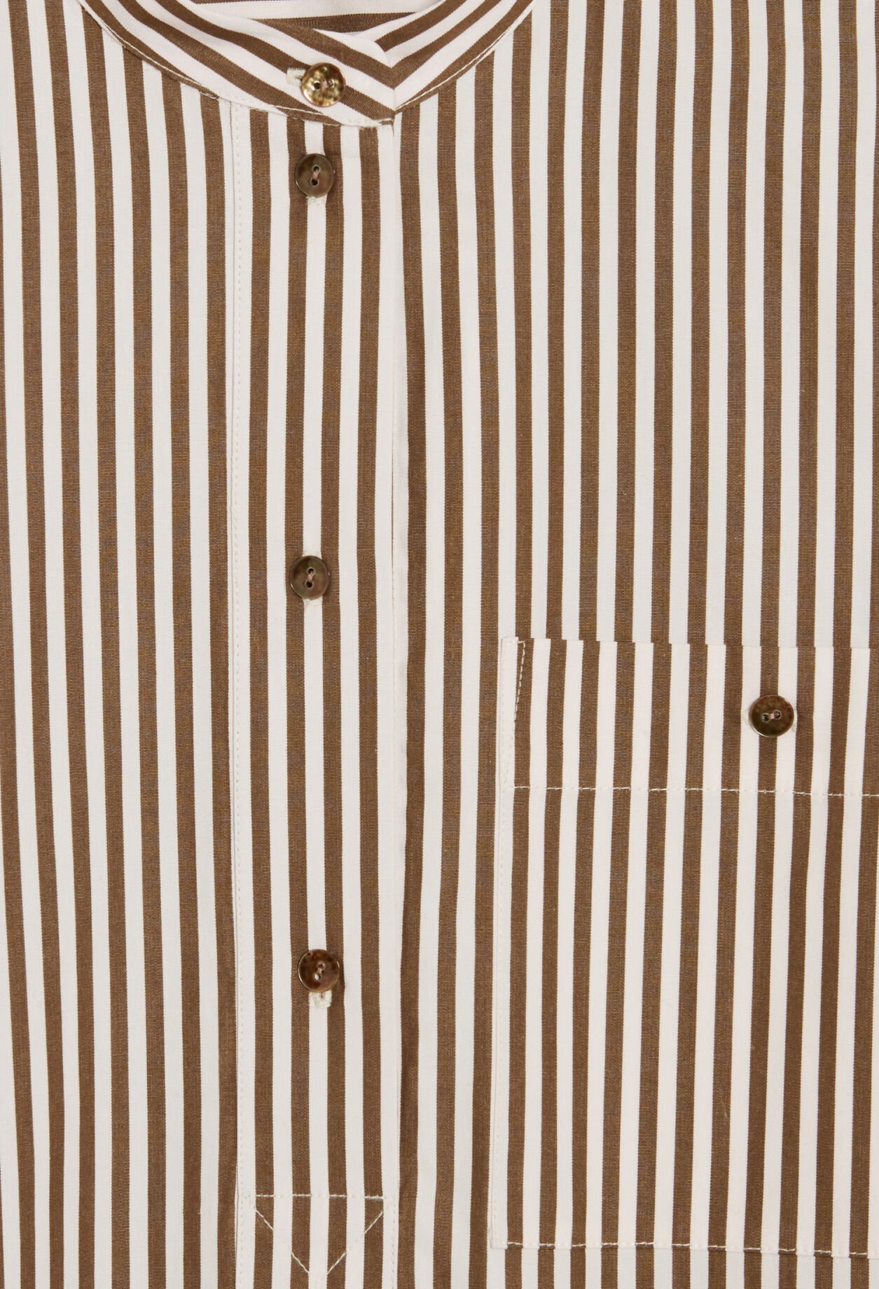 Robe longue rayures bronze