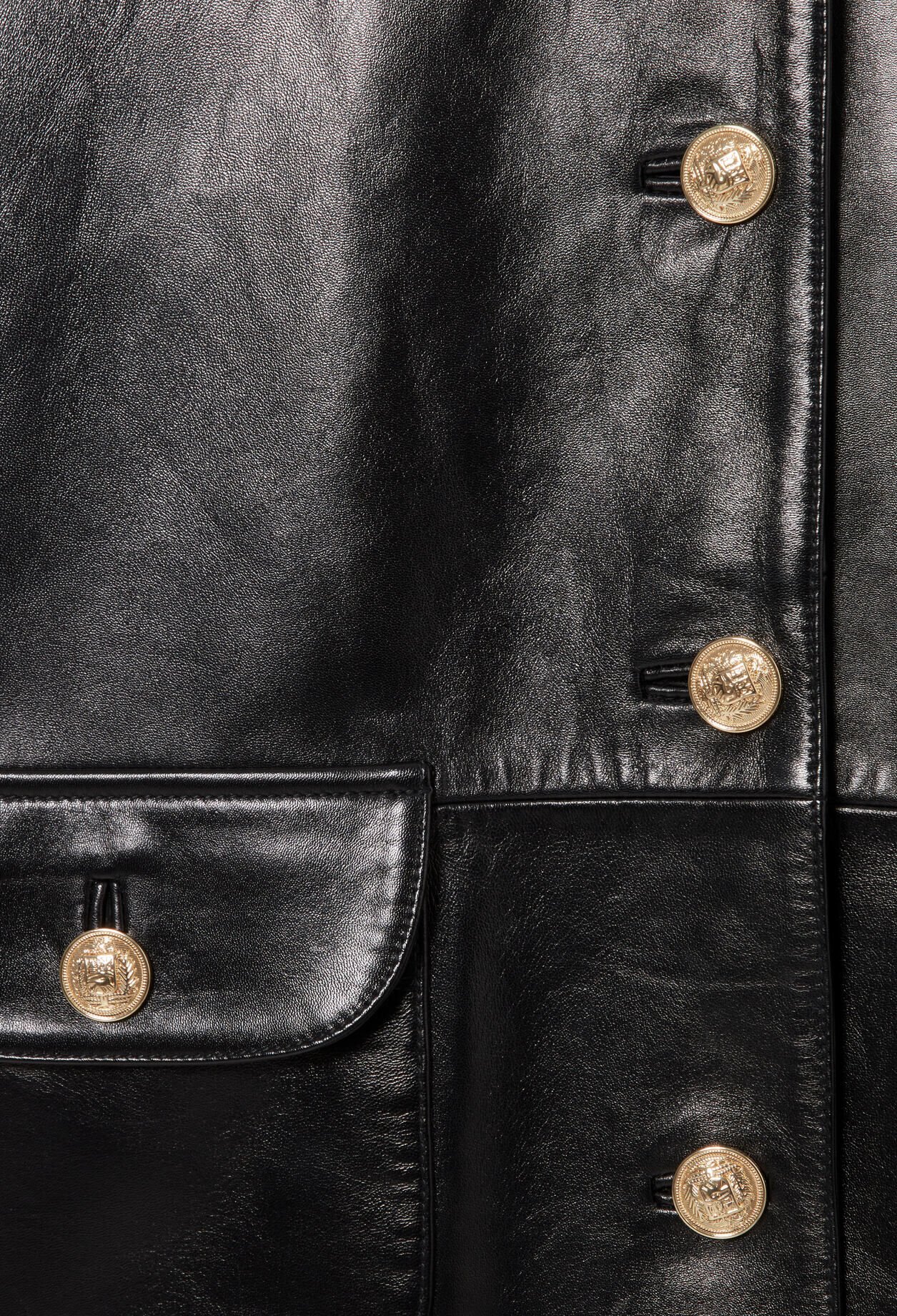 Oversized Leather Jacket