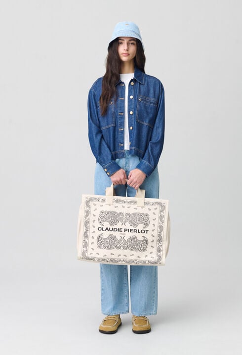 Recycled cotton tote bag 