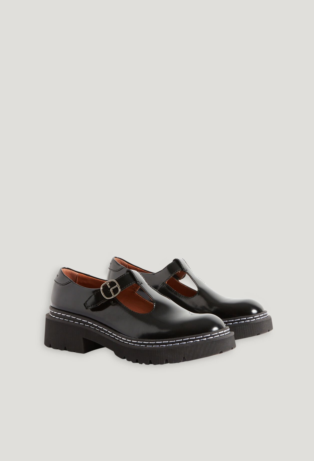 Babies cuir noir