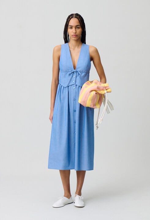 Robe veston longue