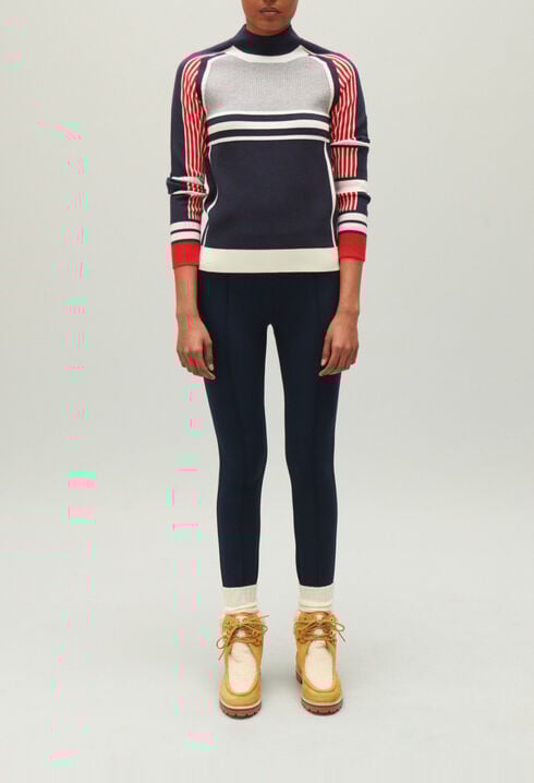 Pull maille jacquard