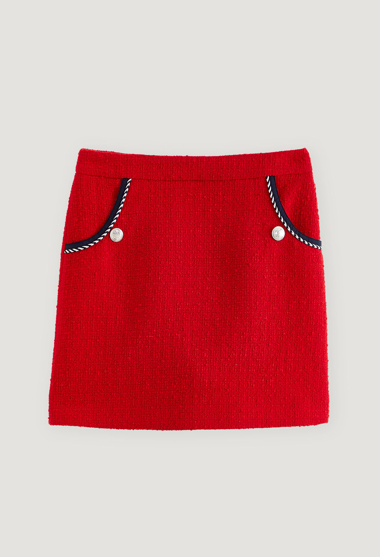 Tweed mini skirt