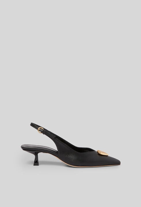 Golden Heart Court Shoes