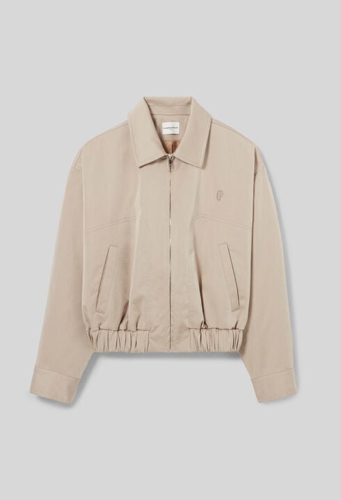 Blouson oversize zippé