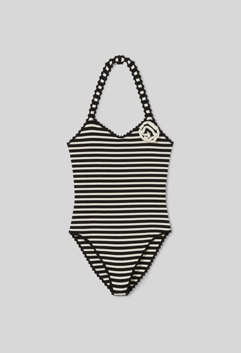 Body rayé maille fine