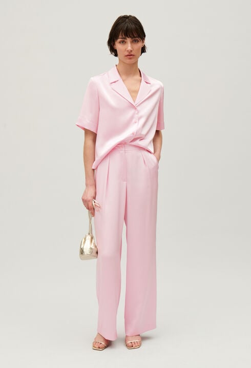 Chemise fluide manches courtes