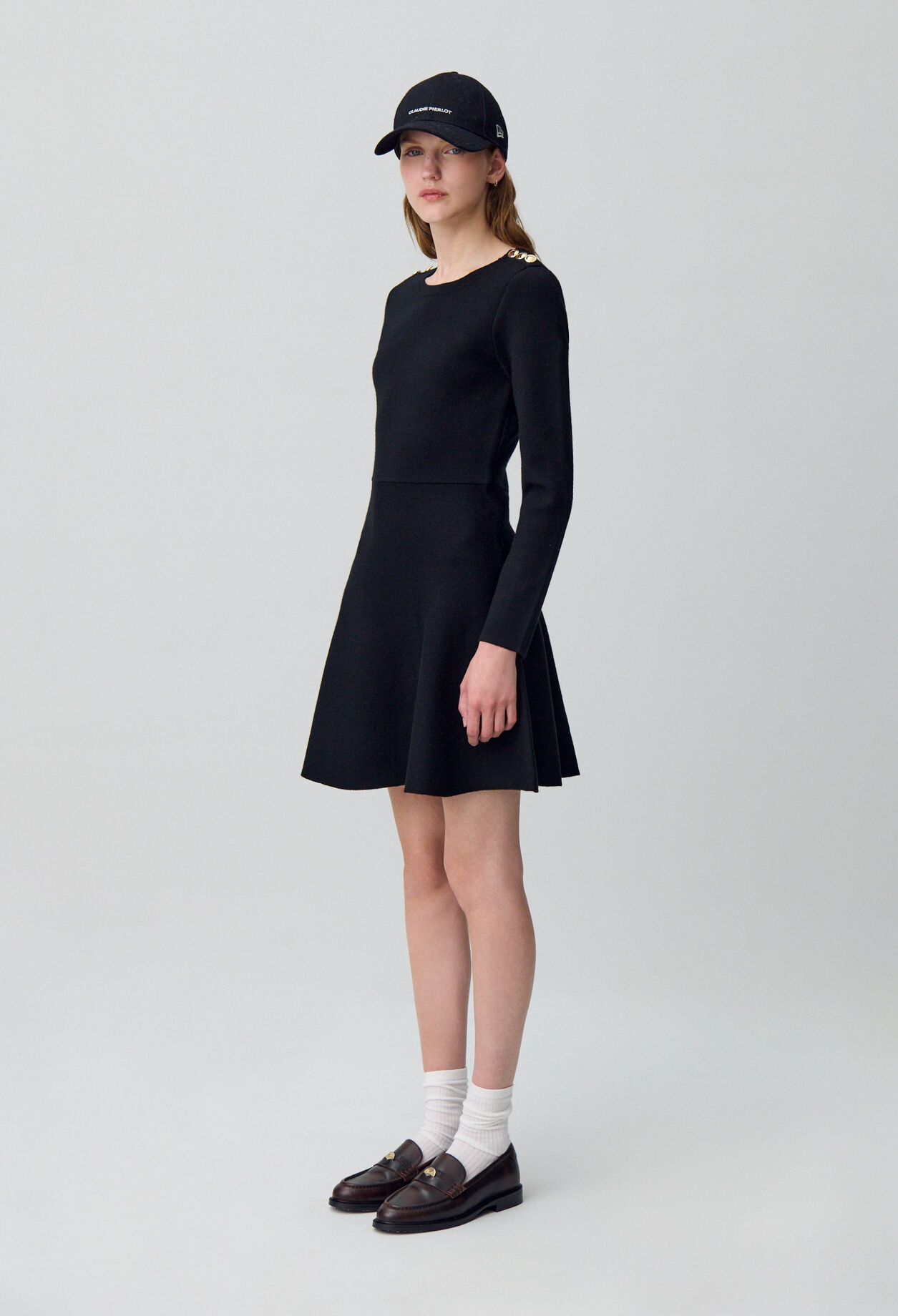 Robe maille patineuse