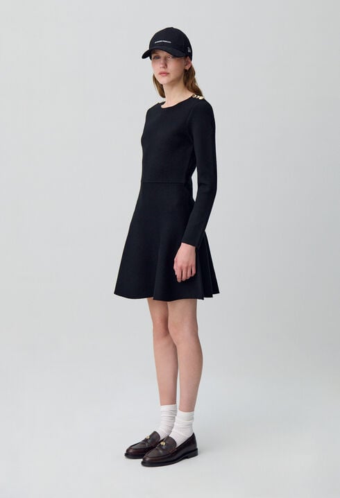 Robe maille patineuse