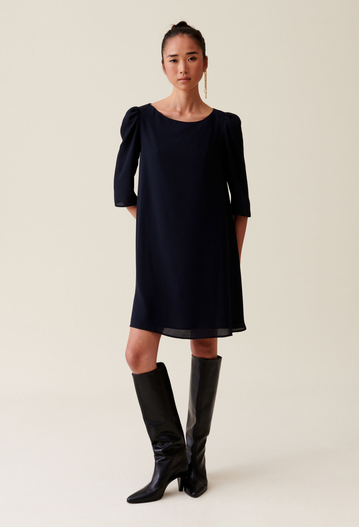 Robe bleue claudie pierlot new arrivals