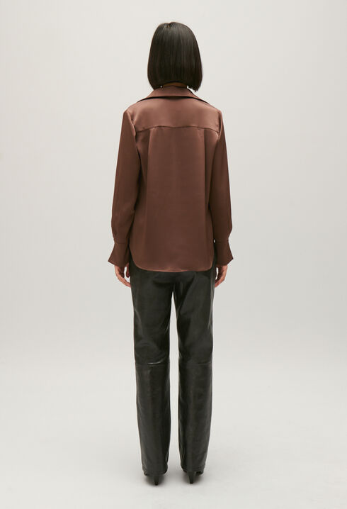 Blouse fluide plissée