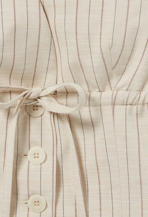 Striped blazer top
