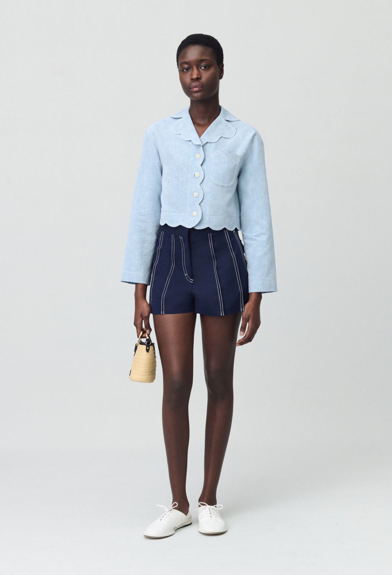 Blouse Chemise Jeans Pour Femme Chemise Denim Pour Femme Claudie