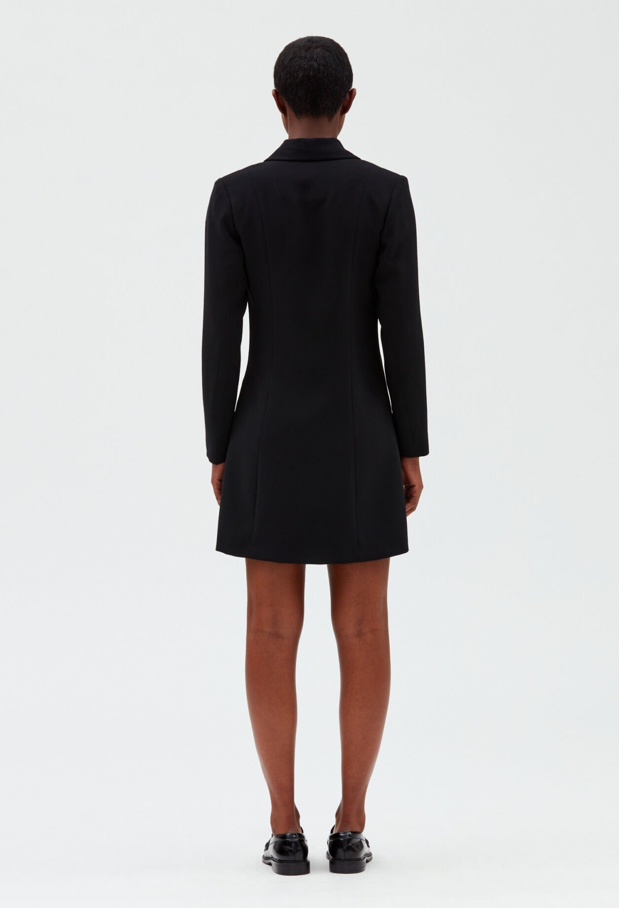 Robe façon veste double boutonnage