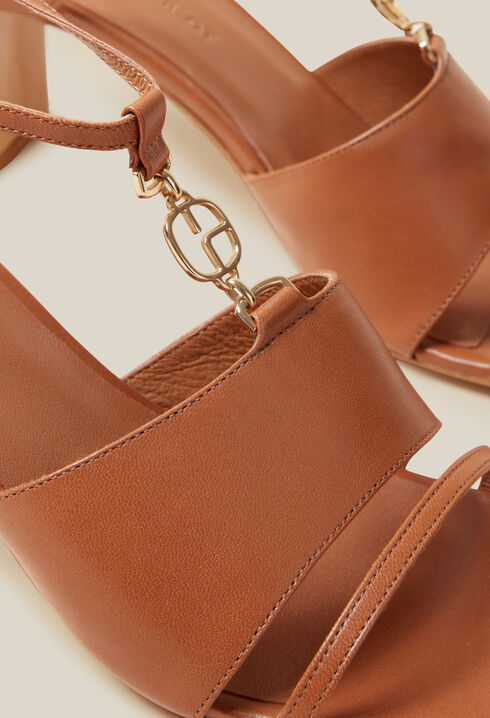 Sandales talon bijou CP
