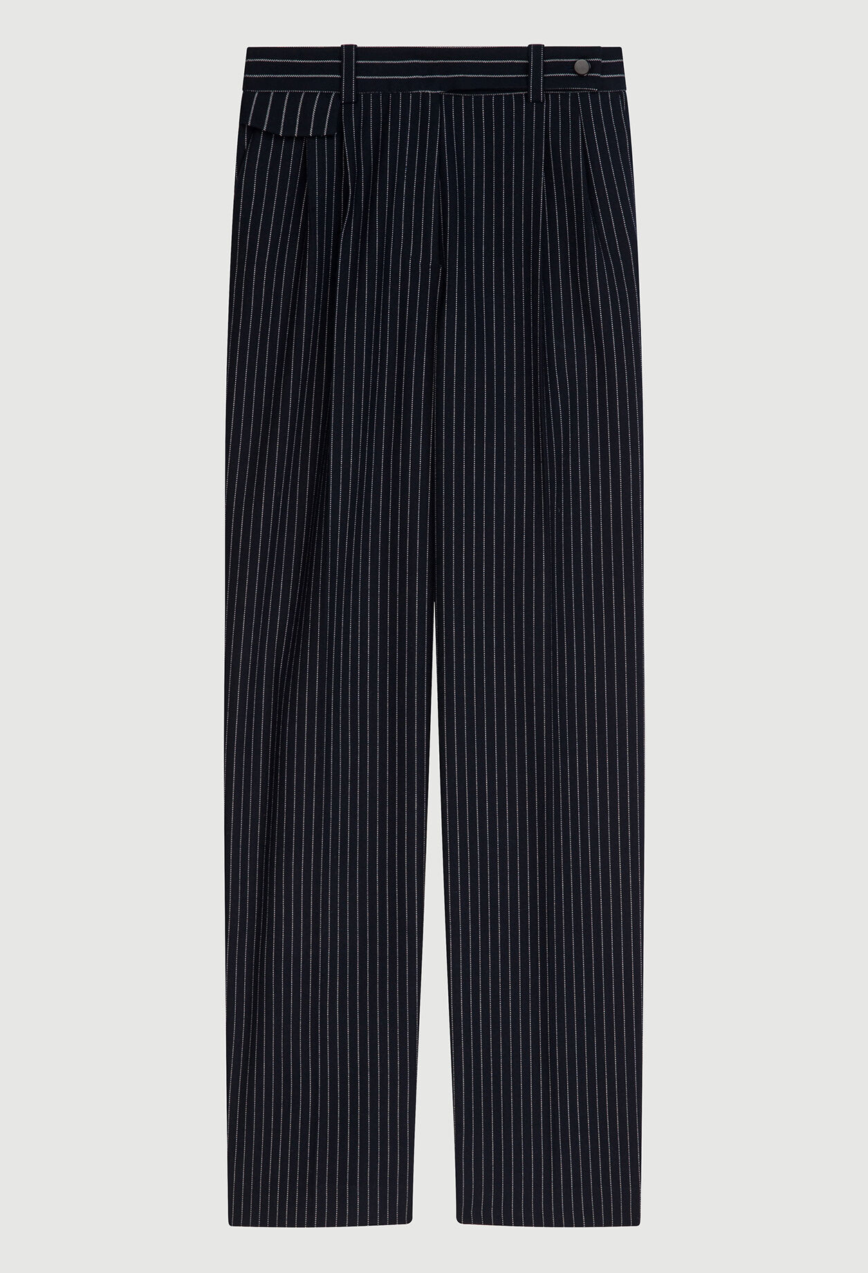 Pantalon de tailleur rayé