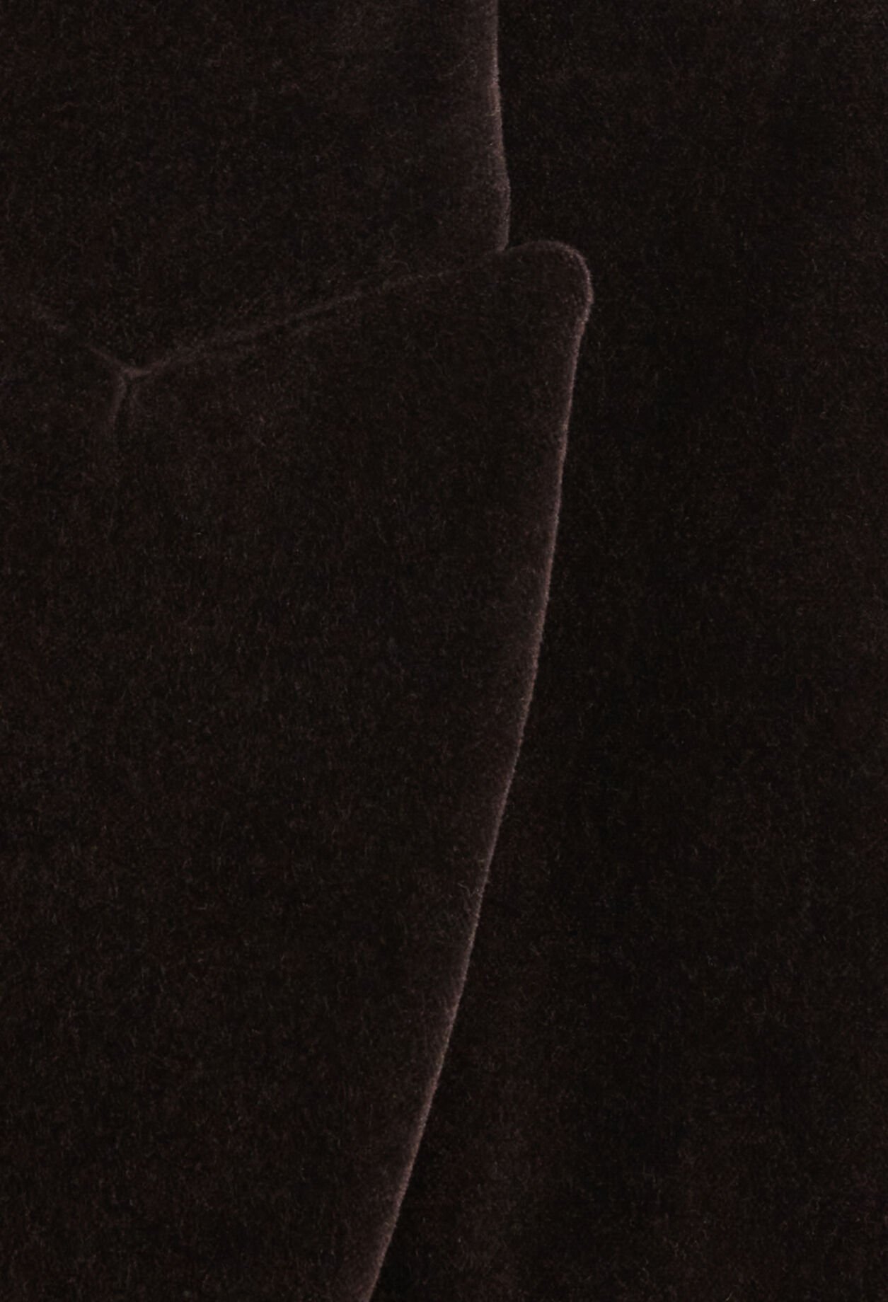 Chocolate velvet suit jacket