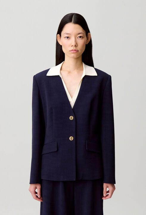 Veste tailleur cintr&eacute;e