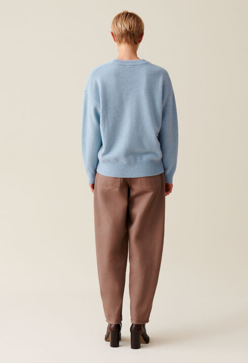 Embroidered Cashmere Jumper