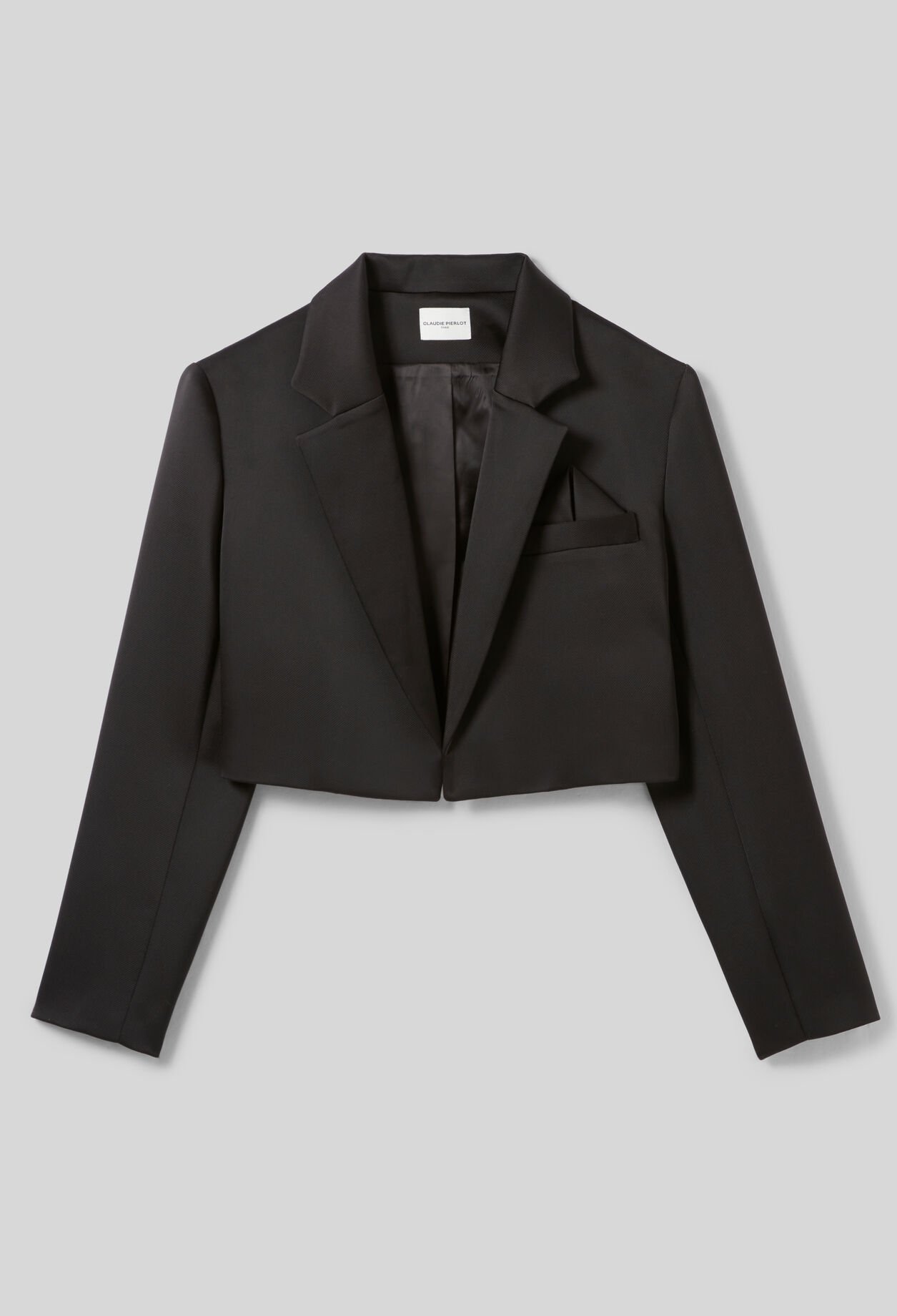 Veste satinée tailleur