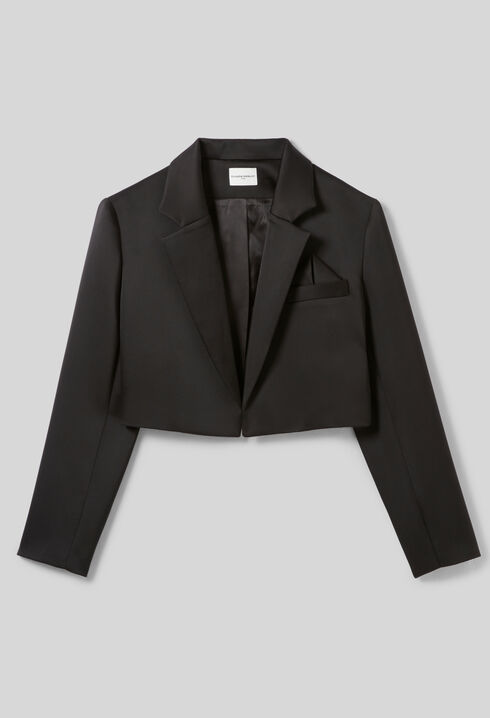 Veste satinée tailleur