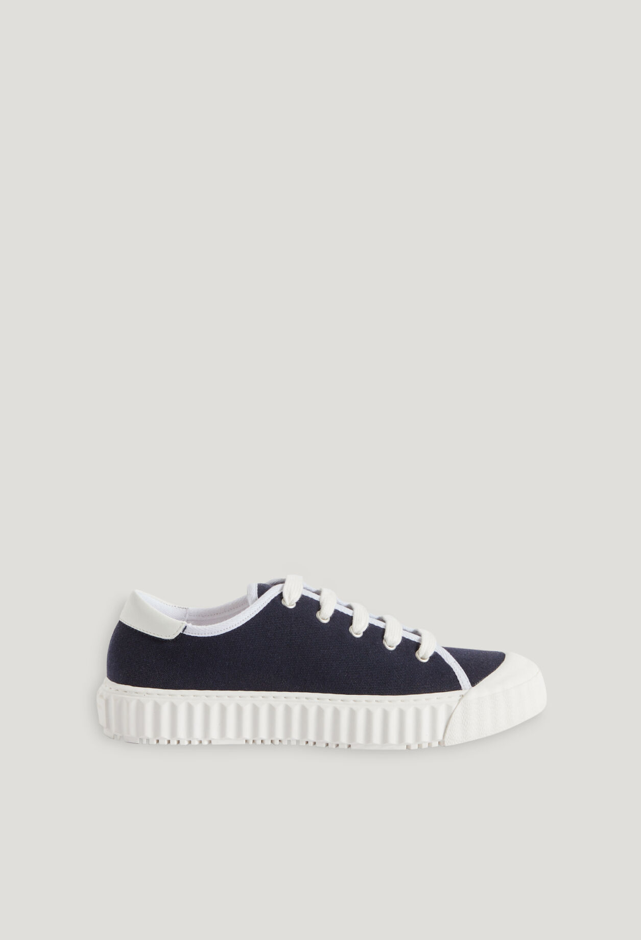 Navy canvas tennis shoes for women Claudie Pierlot