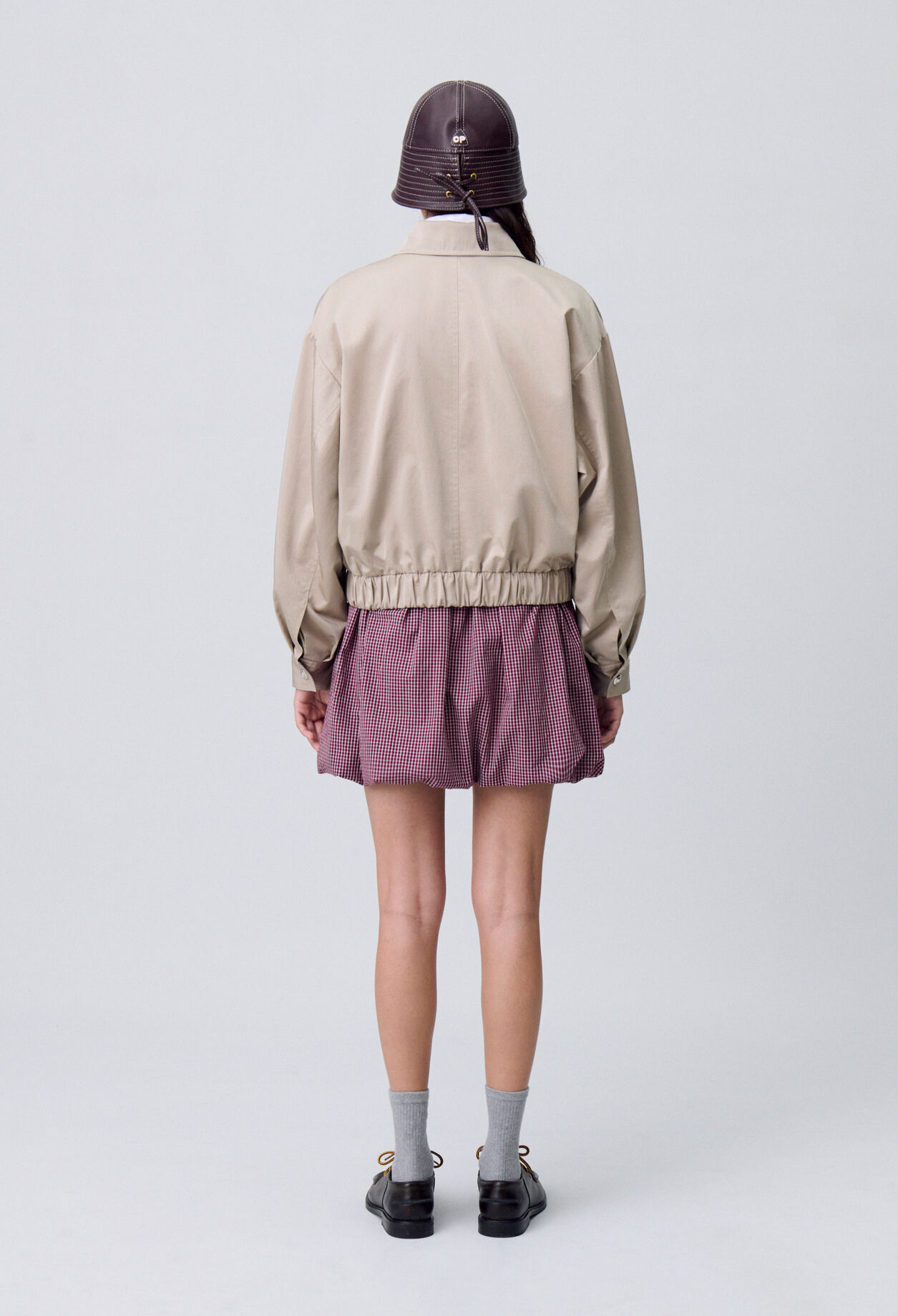 Blouson oversize zippé