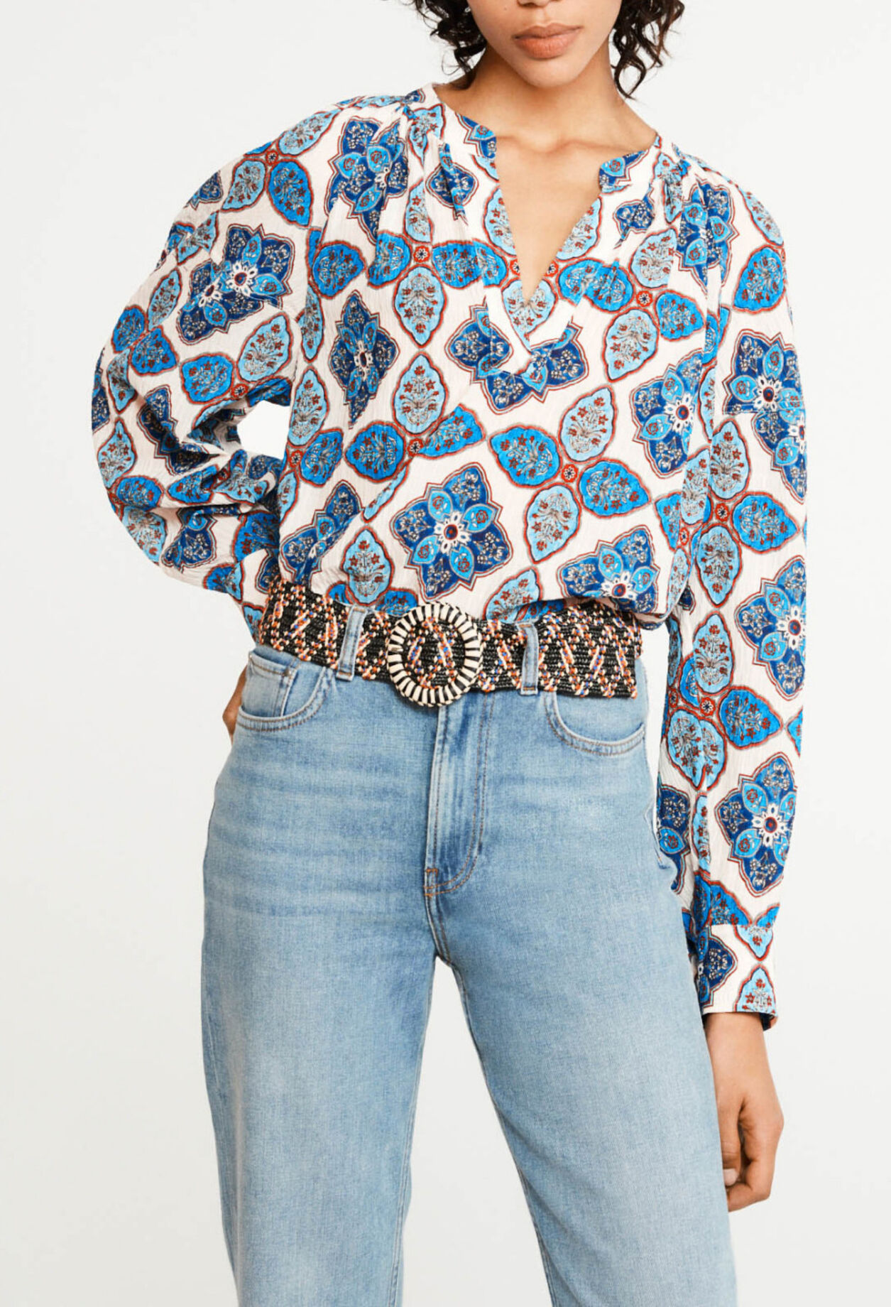 Printed blouse