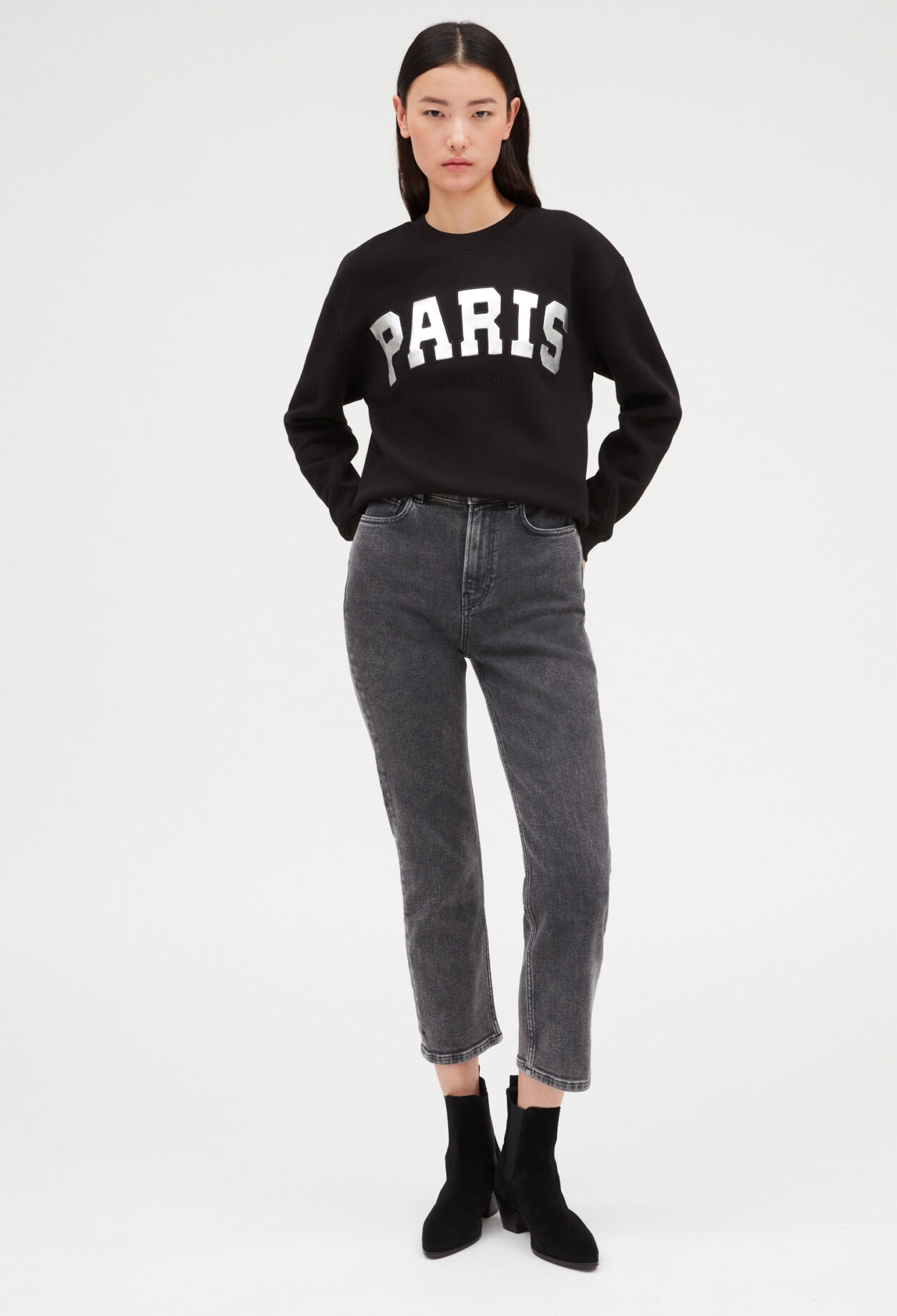 Black Paris jumper