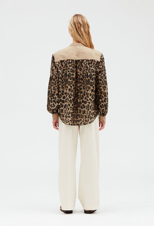 Leopard blouse