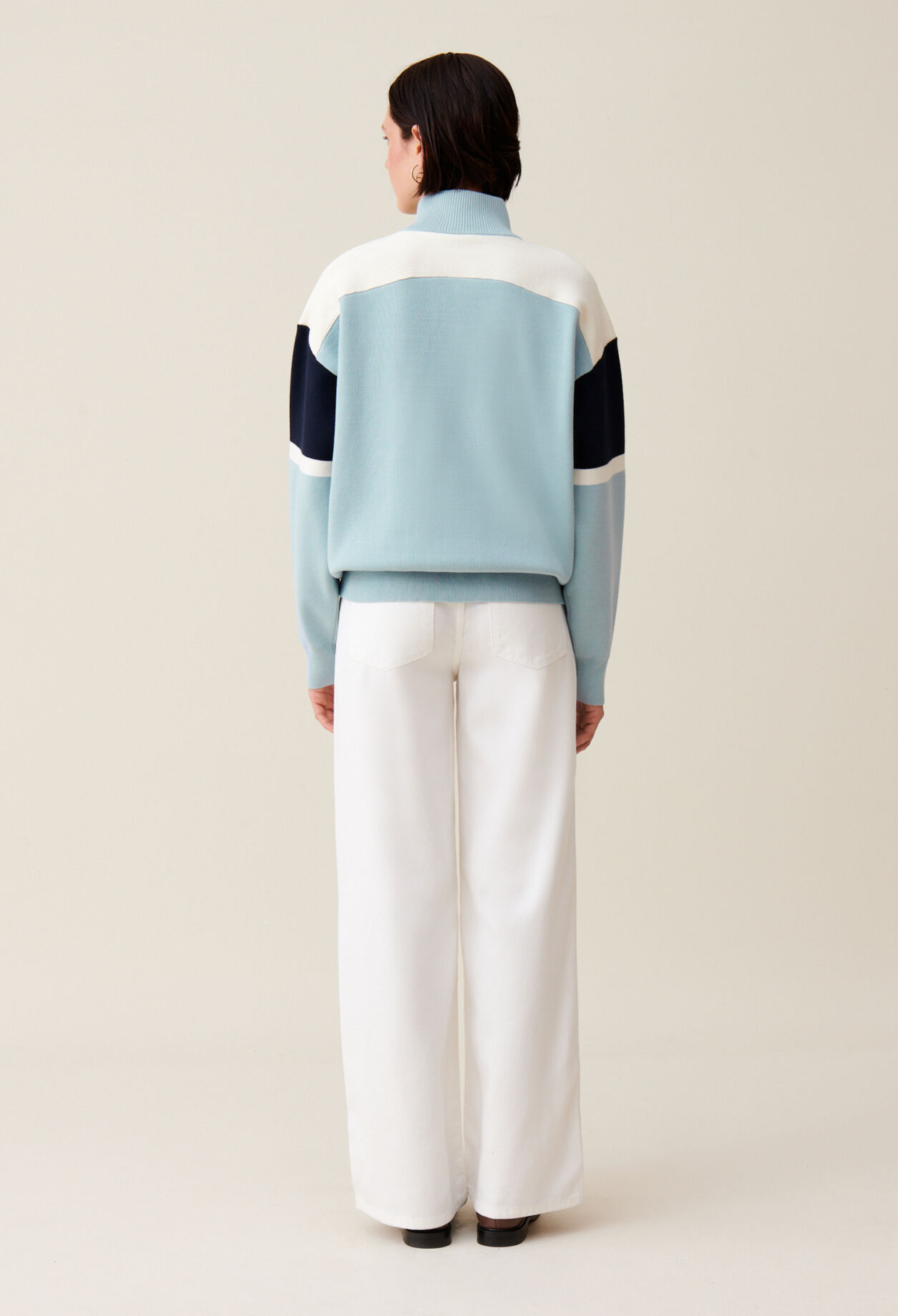 Minimum trucker collar sweatshirt